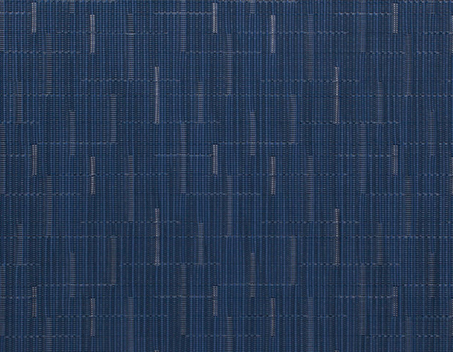 Chilewich Bamboo Placemat Lapis - closeup to show texture