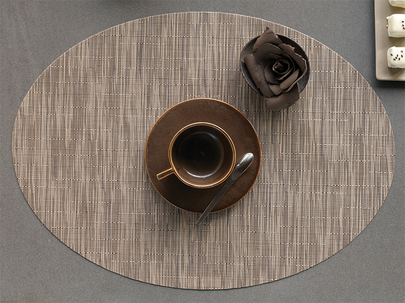 Chilewich Bamboo Placemat Oval Dune