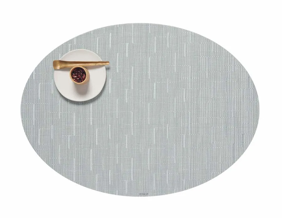 Chilewich bamboo placements - oval - Seaglass