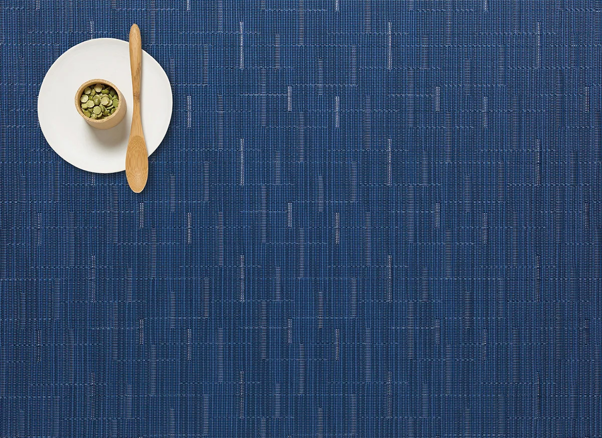 Chilewich Bamboo placements - rectangular - Lapis