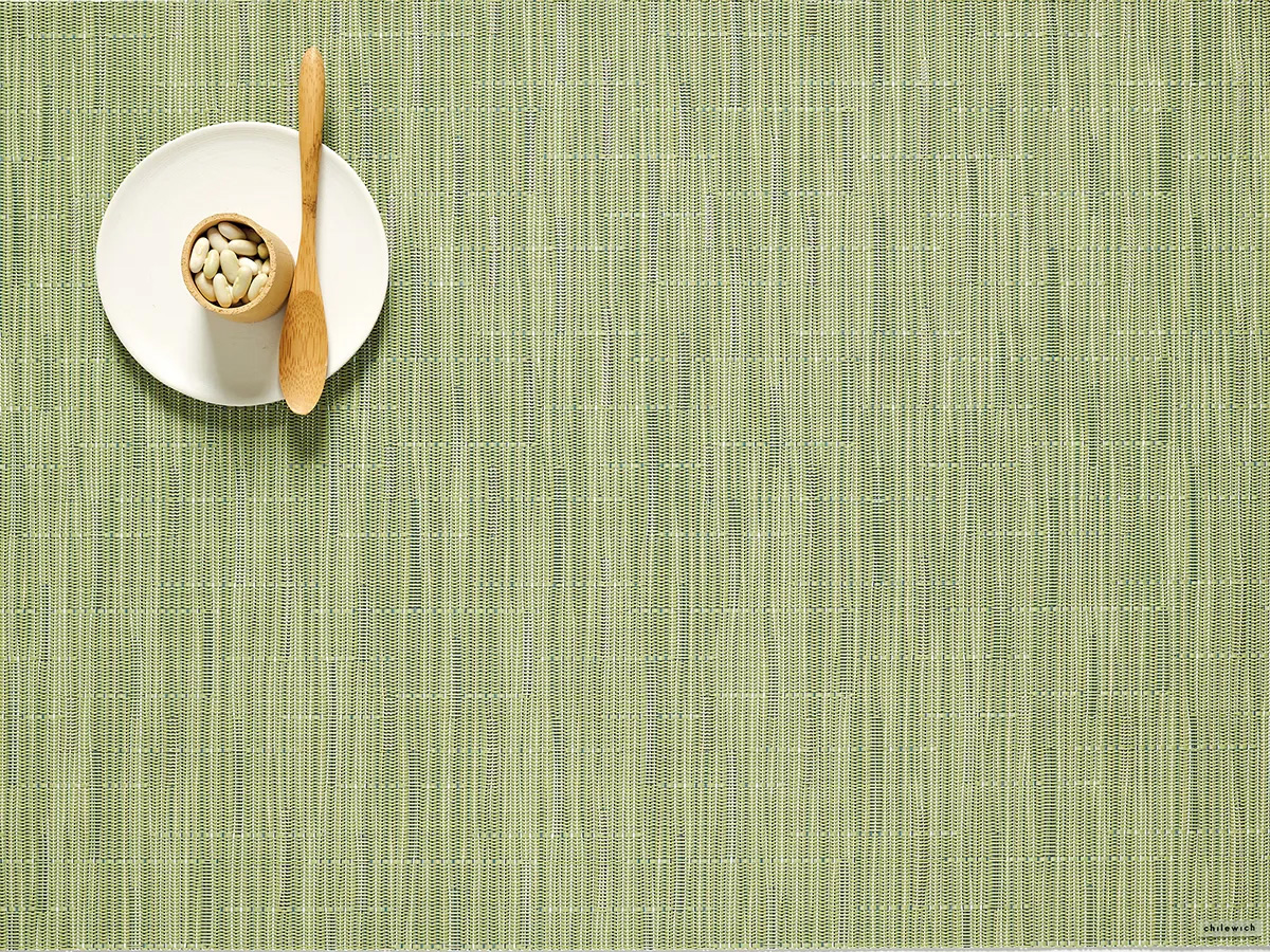 Chilewich Bamboo placements - rectangular - Spring Green