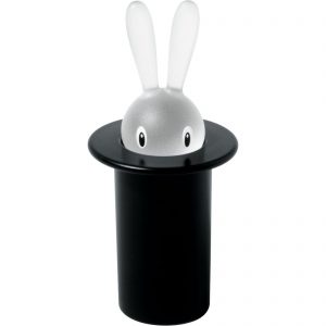 Alessi Magic Bunny Toothpick Holder - Black
