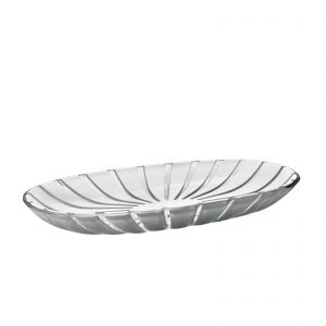 Guzzini Grace Serving Tray - Grey/White