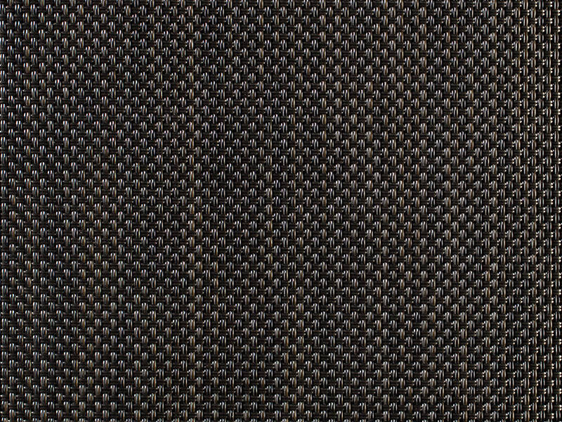 Chilewich Mini Basketweave Placemat - Espresso - closeup to show texture