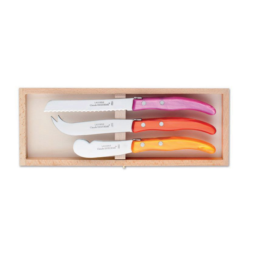 Claude Dozorme Berlingot Boxed 3-Piece Breakfast Knife Set