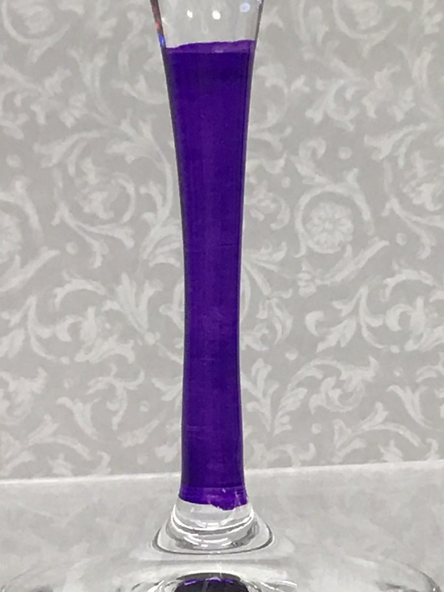 Italian Glass - Purple Stem