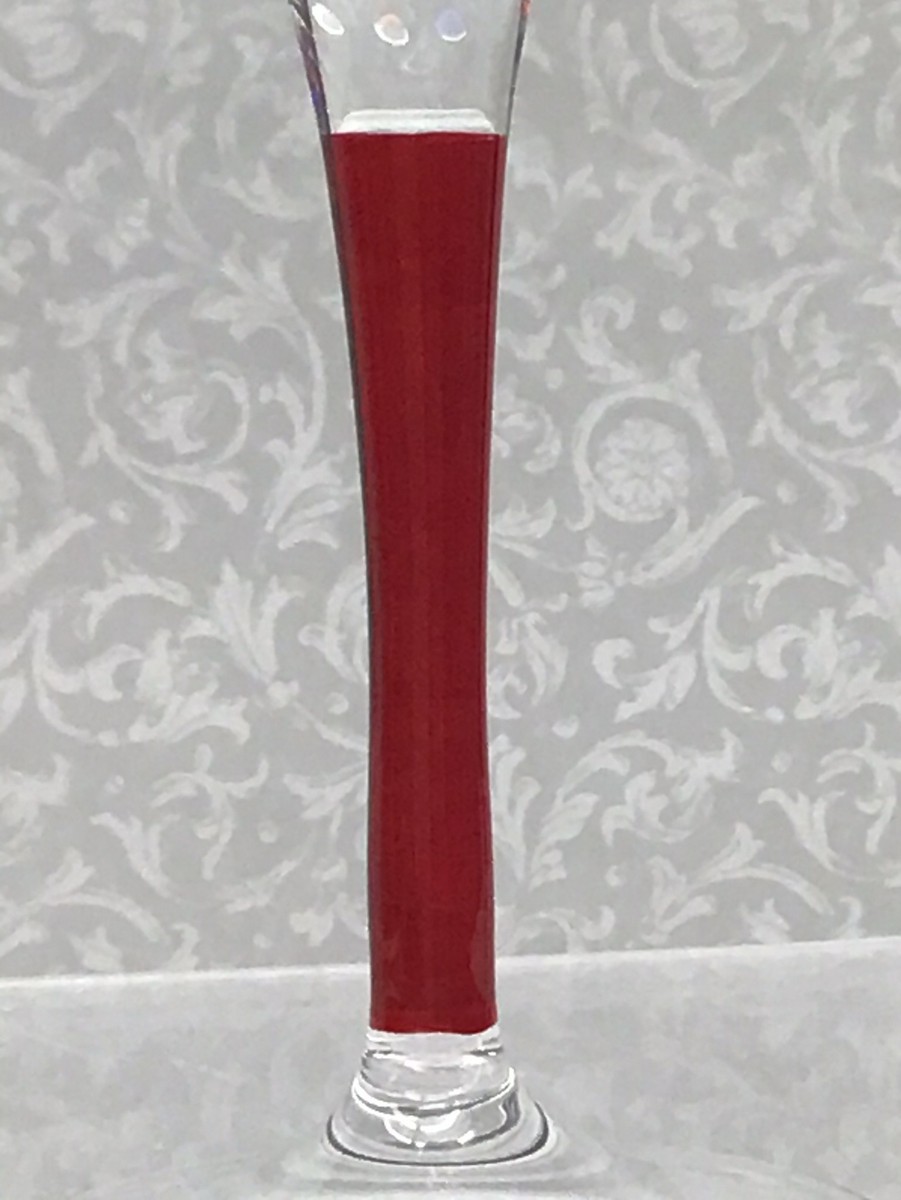 Italian Glass - Red Stem