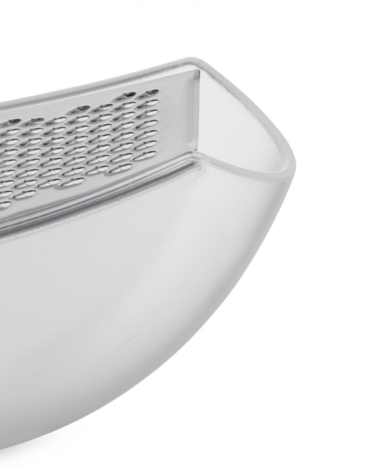 Alessi Grater with Cheese Cellar in Ice - close up