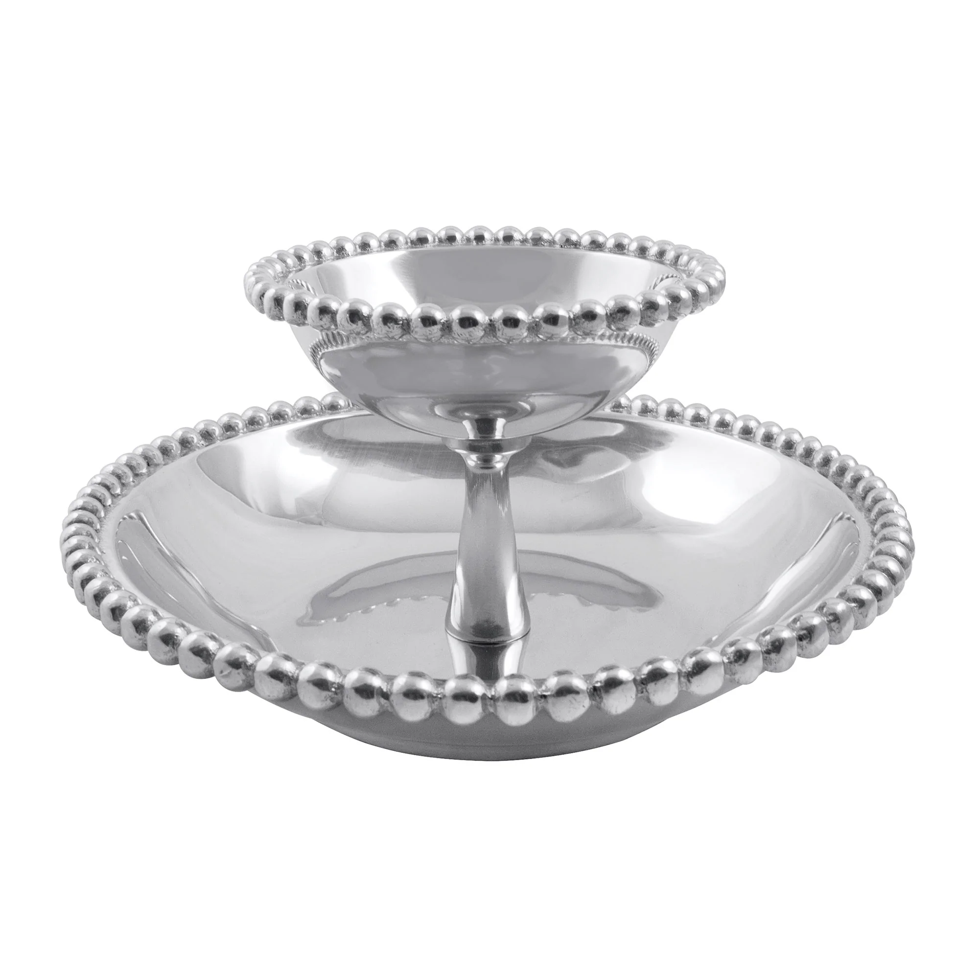 Mariposa Pearled Tiered Chip & Dip