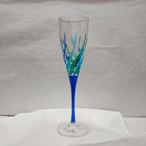Trix Collection Peacock Champagne Flute