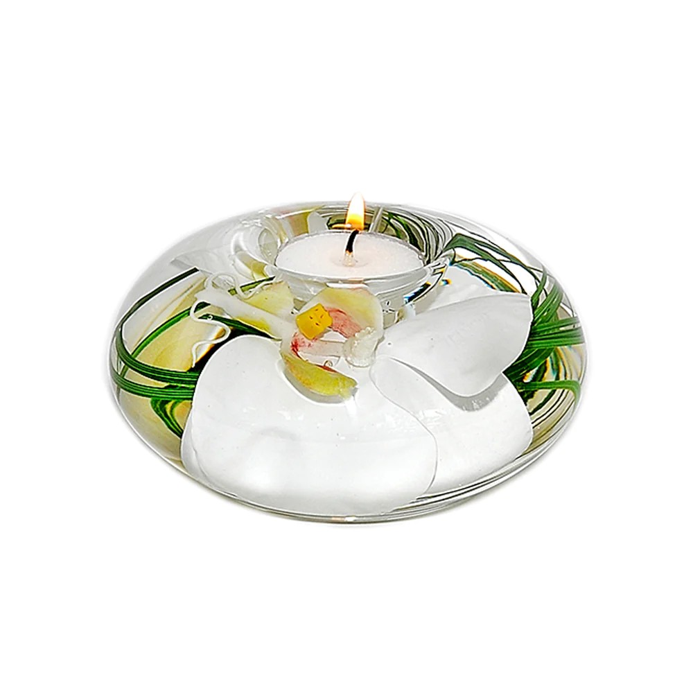 White Phalaenopsis T-Light Medium