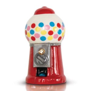 Nora Fleming mini Chews Wisely shaped like a gumball machine