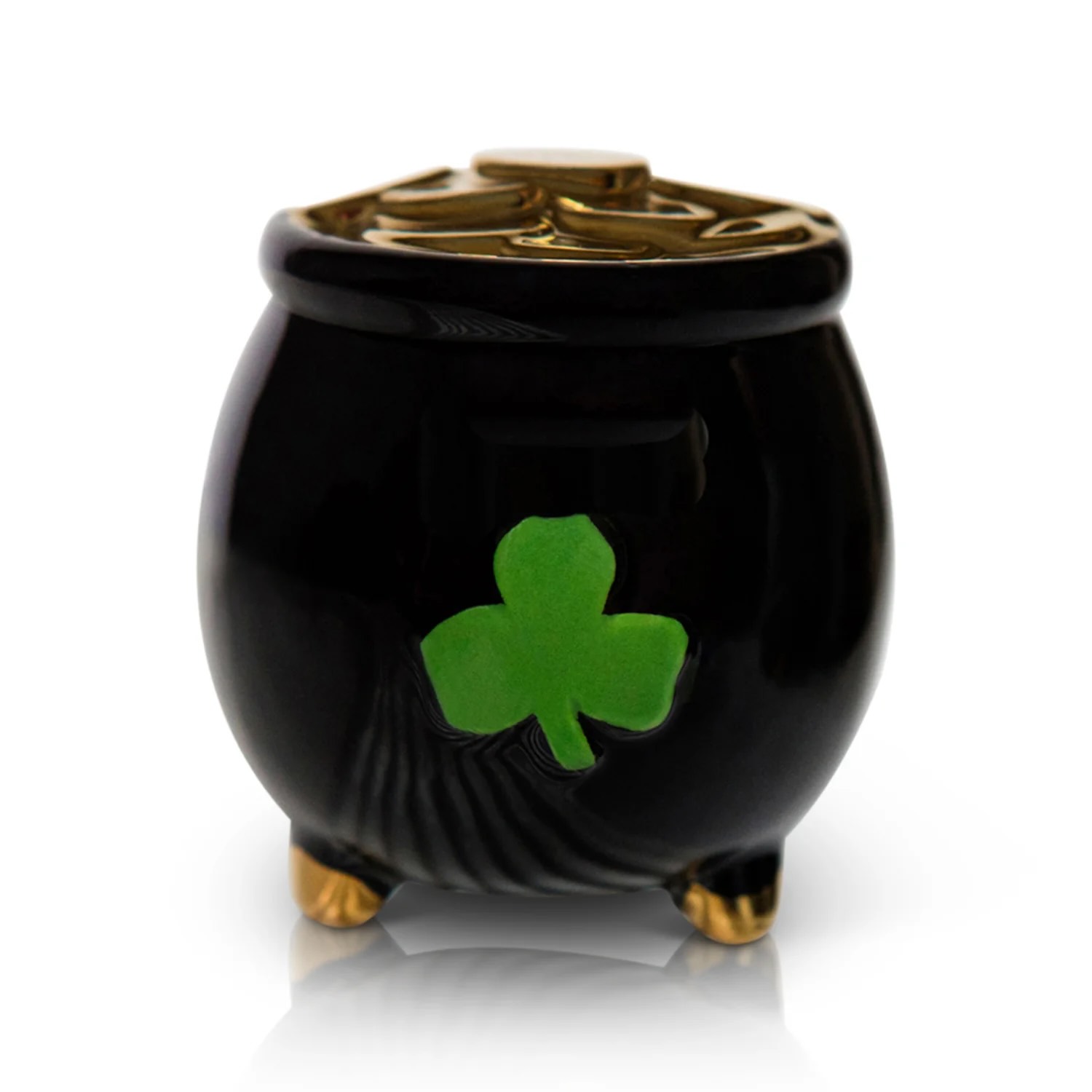 Nora Fleming Mini Get Lucky Irish Gold Pot