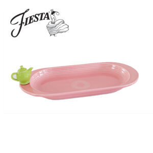 Fiesta bread tray and teapot mini with Fiesta logo